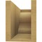 Ekena Millwork 6in. W x 8in. H x 16in. L Asheboro Woodgrain TimberThane Rafter Tail, Primed Tan RFTUR06X08X16ASHRCPR - alternate 5